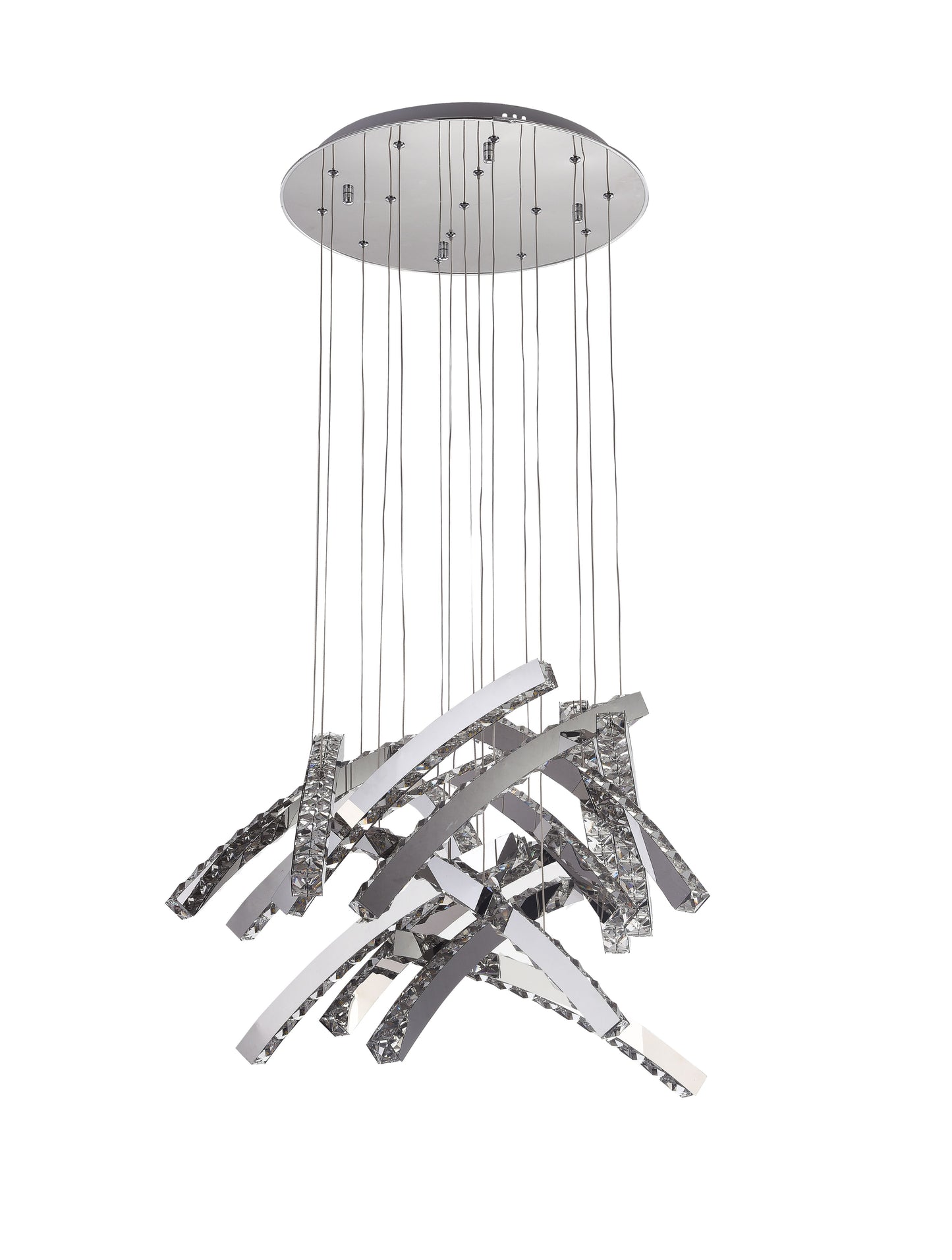 Chrome LED Chandelier - JP11
