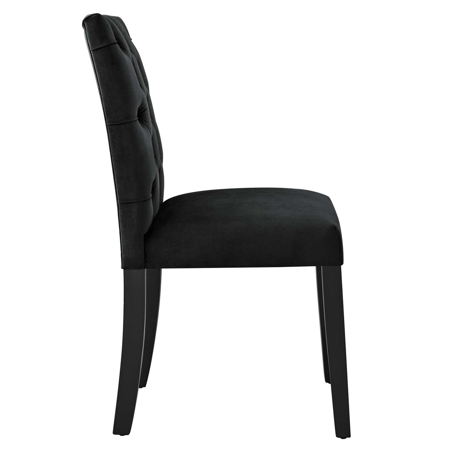 Modway Duchess Velvet Set of 2 Dining Chairs with Black Finish EEI-5011-BLK