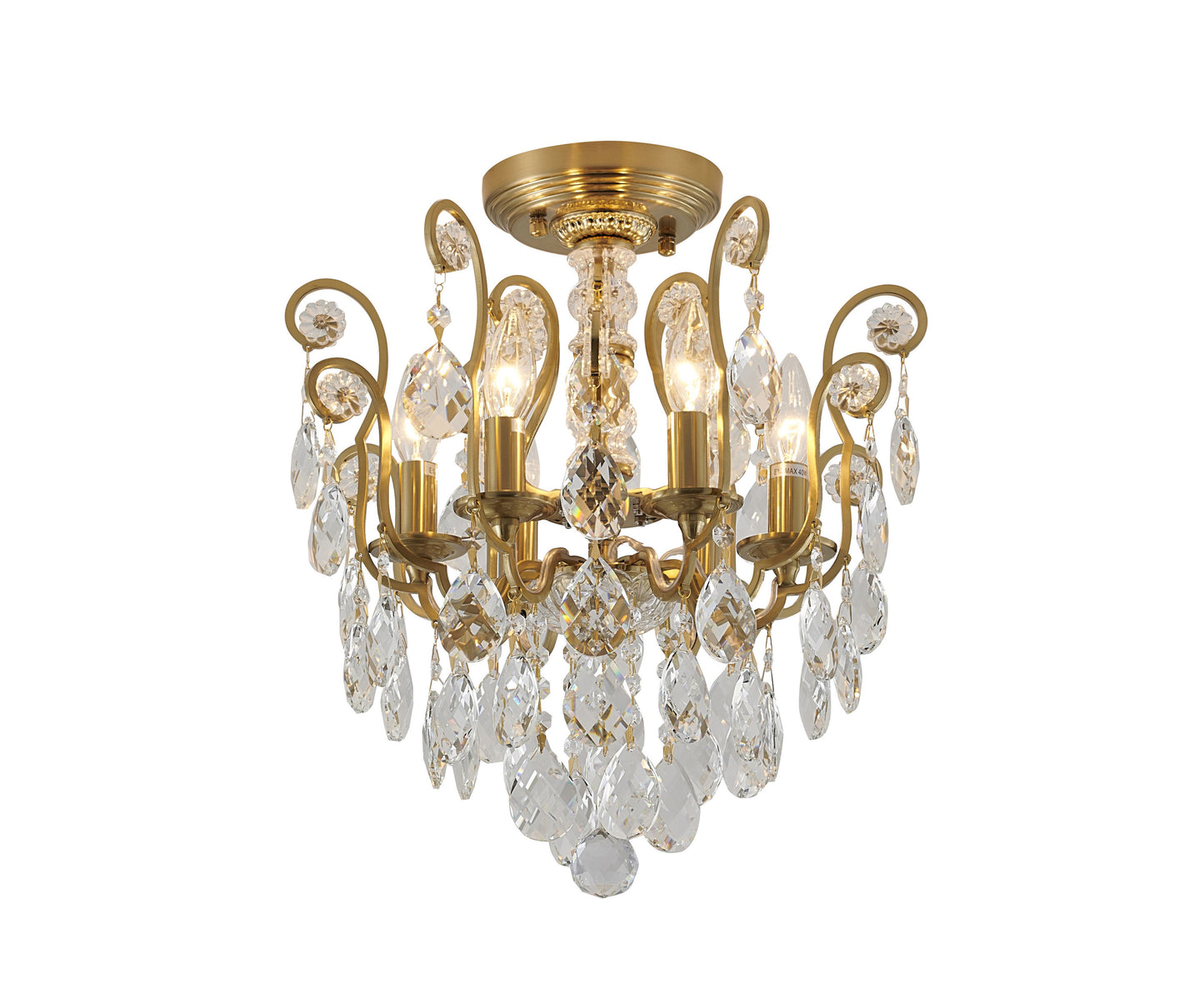 Antique Brass Chandelier - BET61X