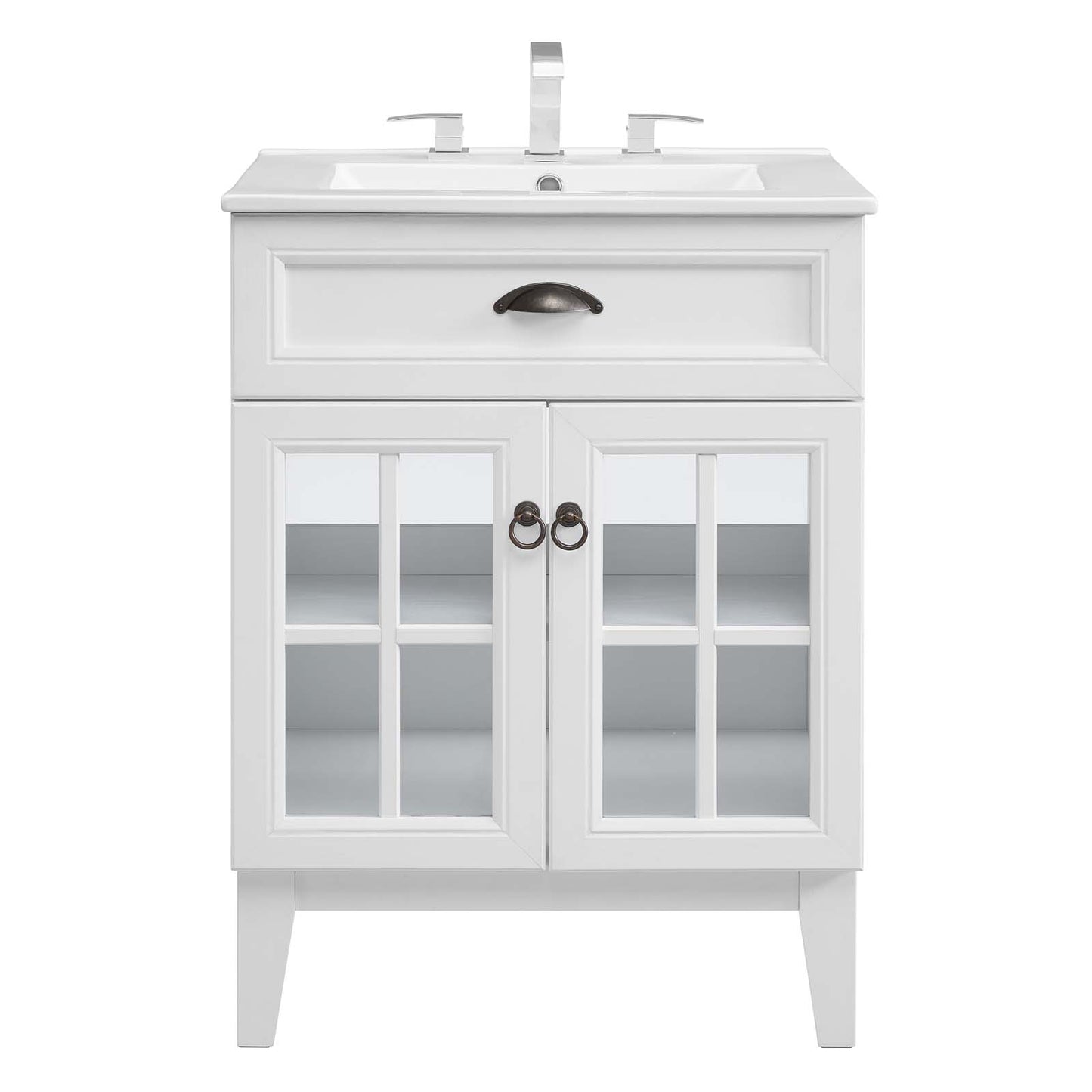 Modway Isle 24" Bathroom Vanity with Sink White