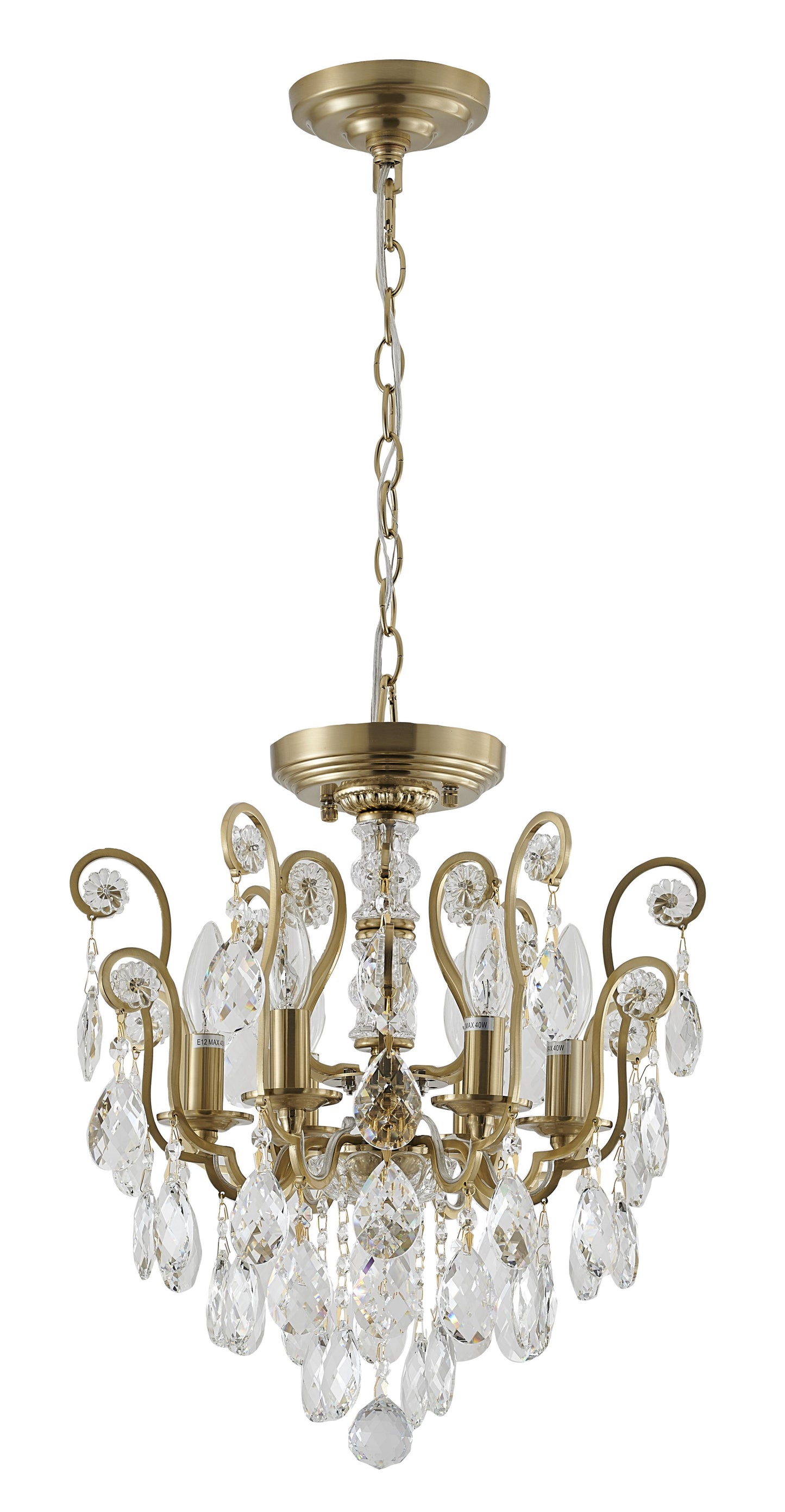 Antique Brass Chandelier - BET61X