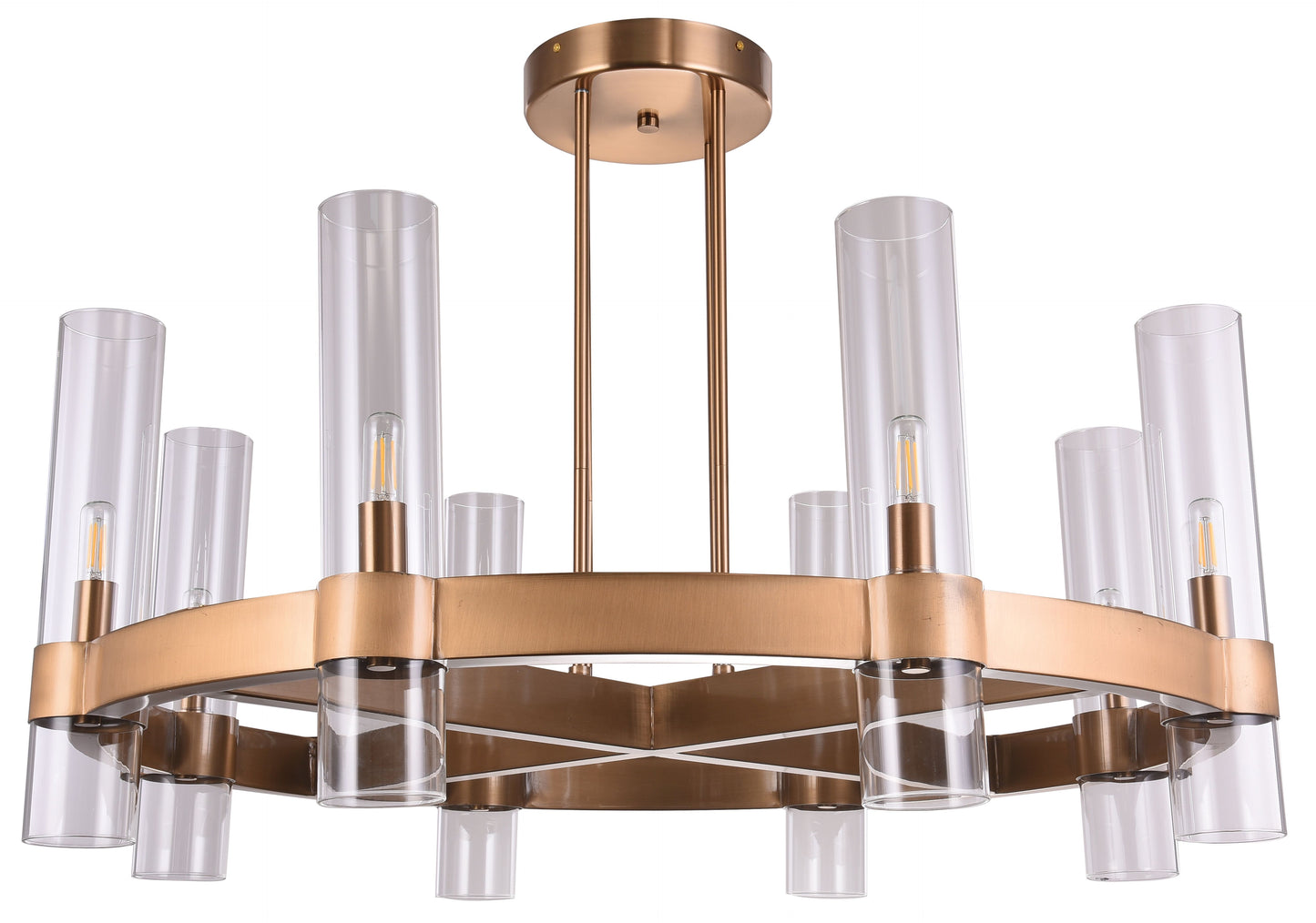 Antique Bronze Chandelier - BDC03C35BR