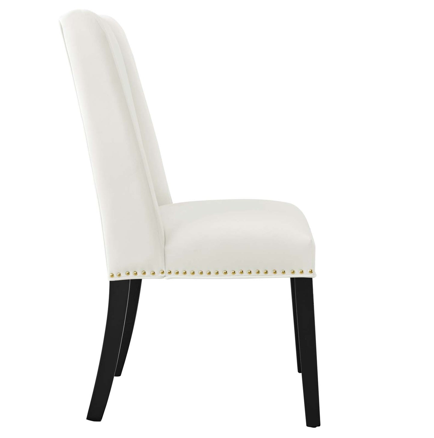Modway Baron Performance Velvet Set of 2 Dining Chairs with White EEI-5012-WHI