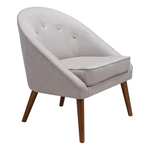 Zuo Modern - Cruise Accent Chair Gray - Modern - Seating - Steel, Foam, 100% Polyester - Indoor - 31.9in Height