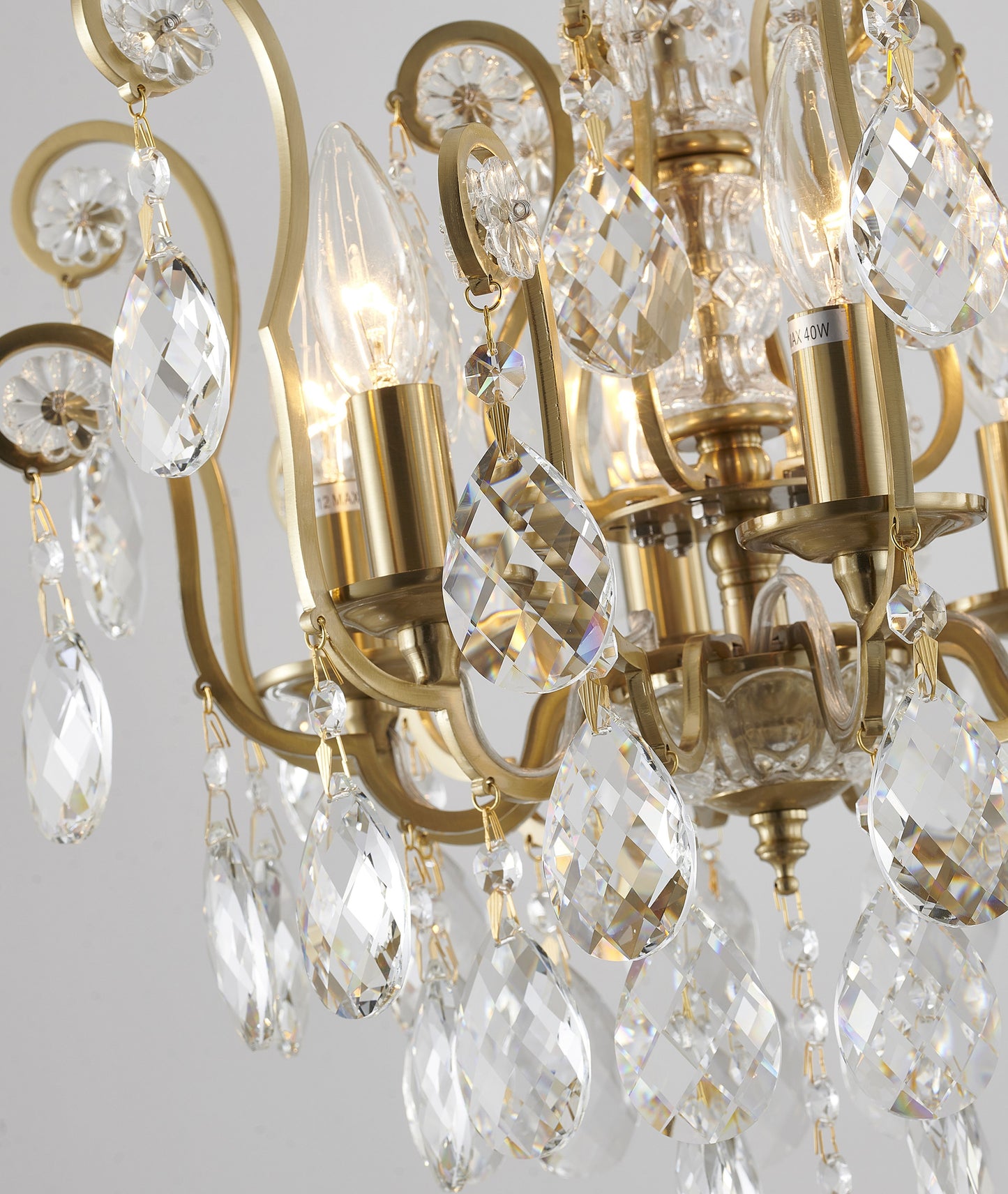 Antique Brass Chandelier - BET61X