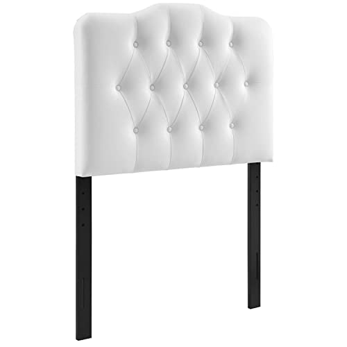 Modway Annabel Full Upholstered Vinyl Headboard in Black