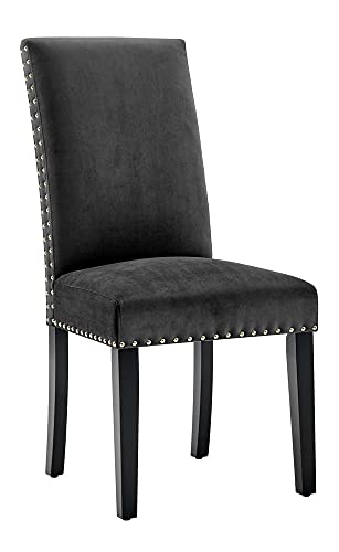 Modway Parcel Performance Velvet Dining Side Chairs - Set of 2, Dusty Rose