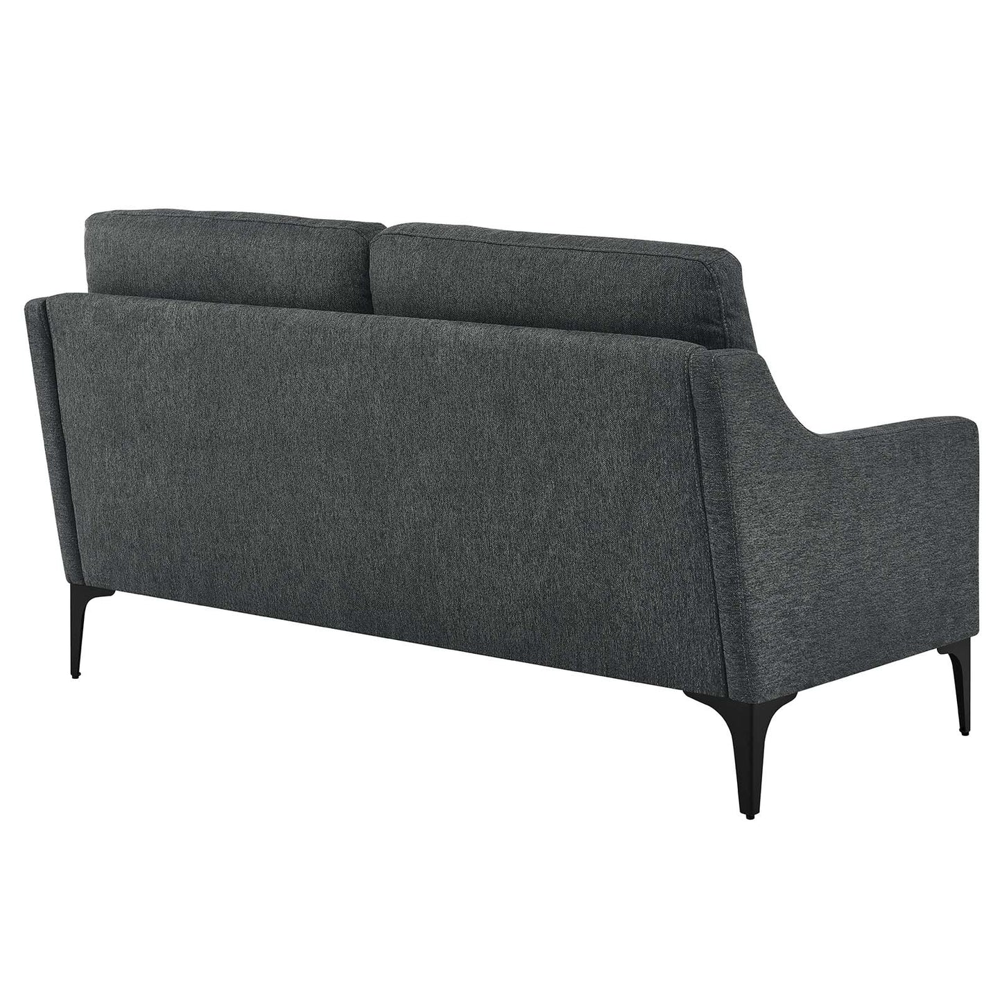 Corland Upholstered Fabric Loveseat