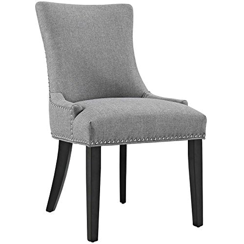 Modway Marquis Fabric Dining Chair in Beige