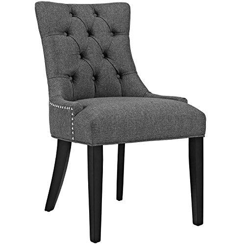 Modway Regent Modern Tufted Upholstered Fabric Kitchen and Dining Room Chair
