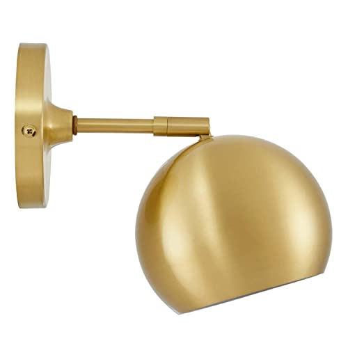 Modway Satin Brass Chalice Swing-Arm Metal Wall Sconce EEI-5613-SBR