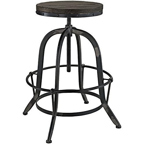 Modway Collect Modern Farmhouse Cast Iron Bar Stool