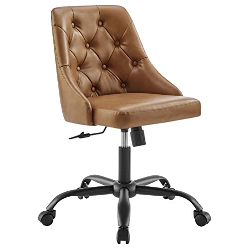 Modway Distinct Tufted Swivel Vegan Leather Office Chair