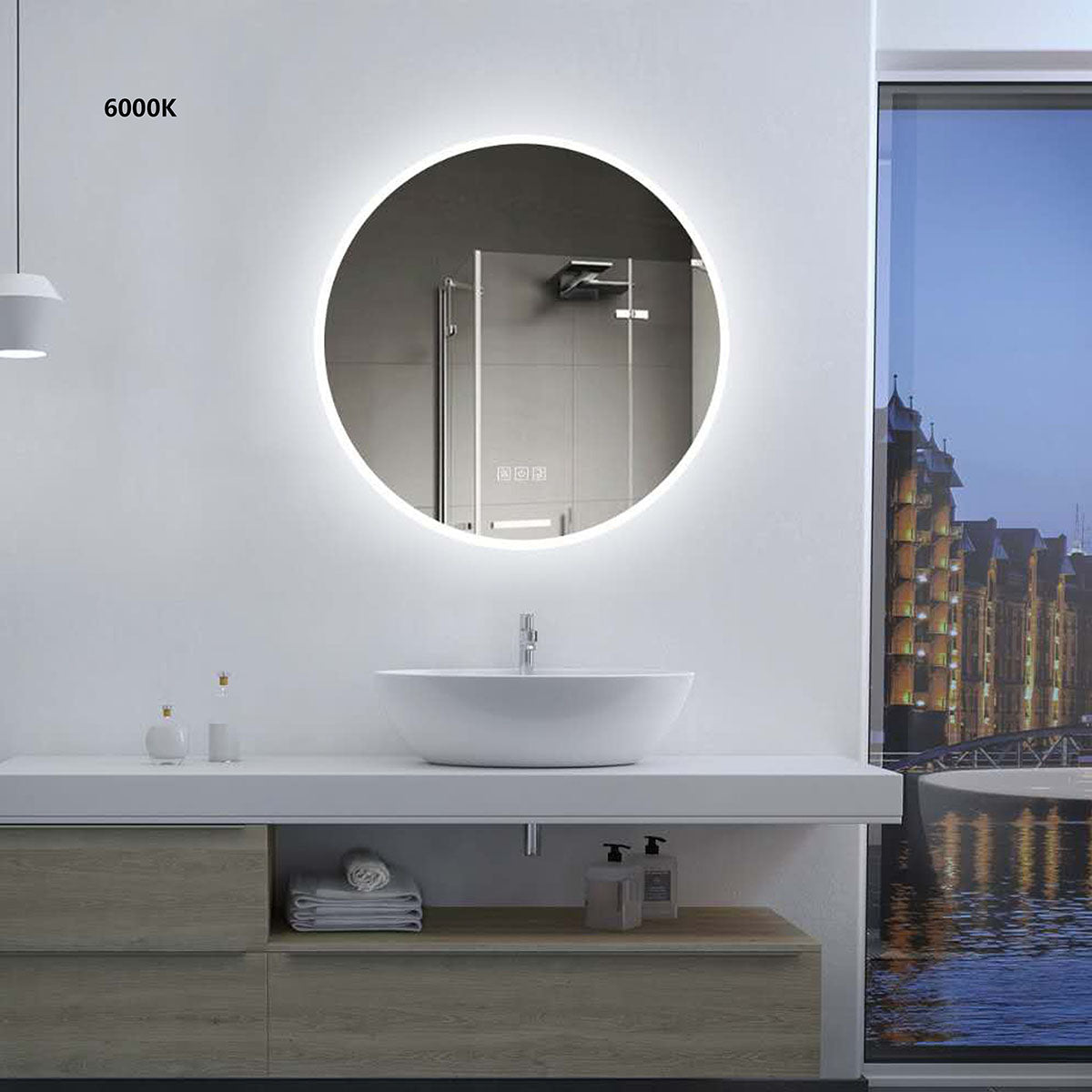 30" Led Mirror Galaxy Round Series