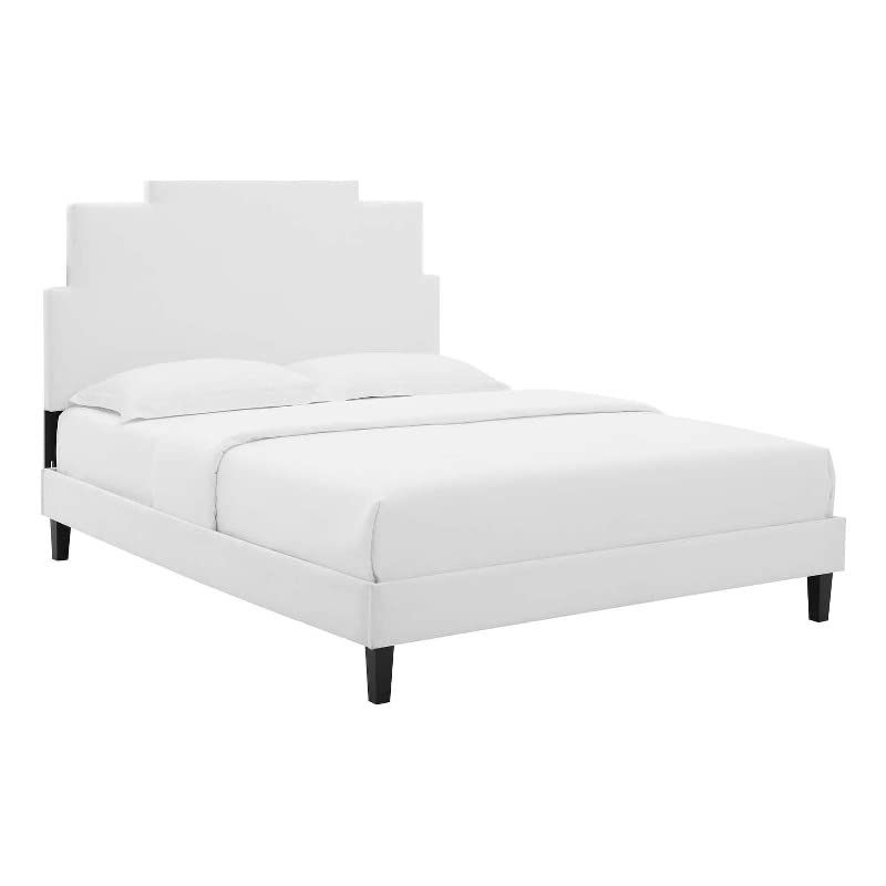 Modway Lindsey Platform, King, White