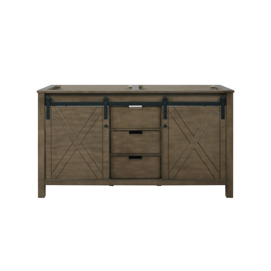 Marsyas 60" Rustic Brown Vanity Cabinet Only