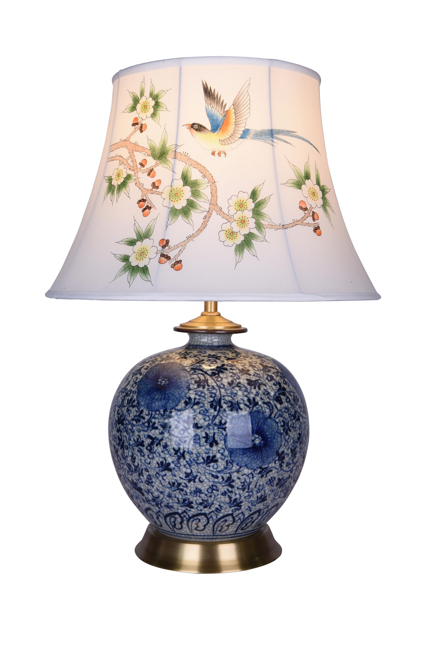 Blue& White Table Lamp - FUM02T11B