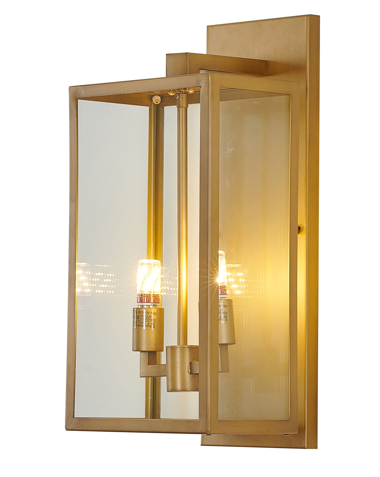 Brass Outdoor Wall Sconce - KC02W21BR