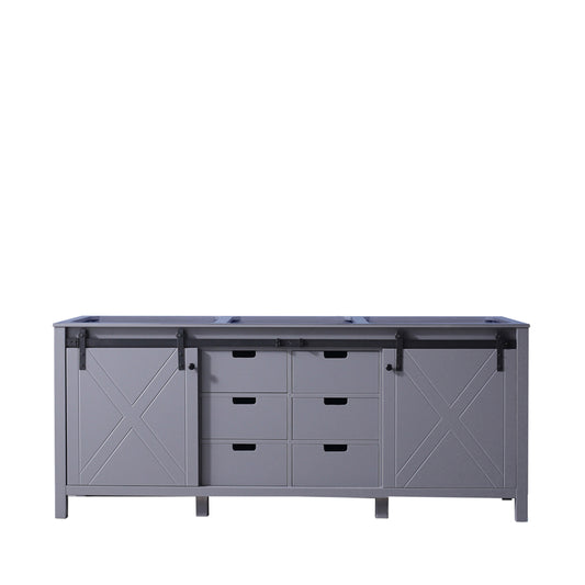 Marsyas 80" Dark Grey Vanity Cabinet Only
