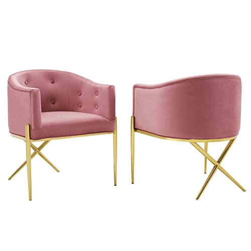 Modway Savour Dining-Chairs, Dusty Rose