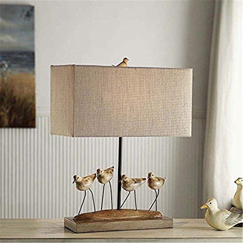 Crestview Collection CVAVP384 Shore Birds Table Lamp Lighting, White