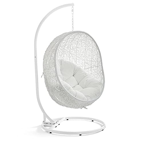 Modway Hide Outdoor Patio Swing Chair with Stand