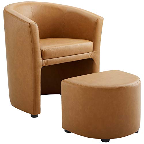 Modway Divulge Faux Leather Armchair