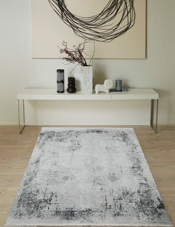 Whiteline Modern Living Joya Decorative Polyester and Polypropylene Rug