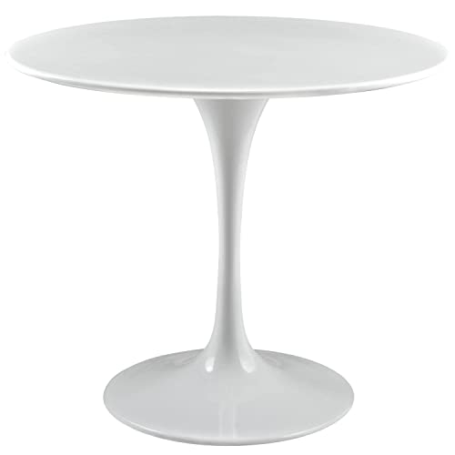 Modway Lippa Mid-Century ModernRound Artificial Marble Side Table