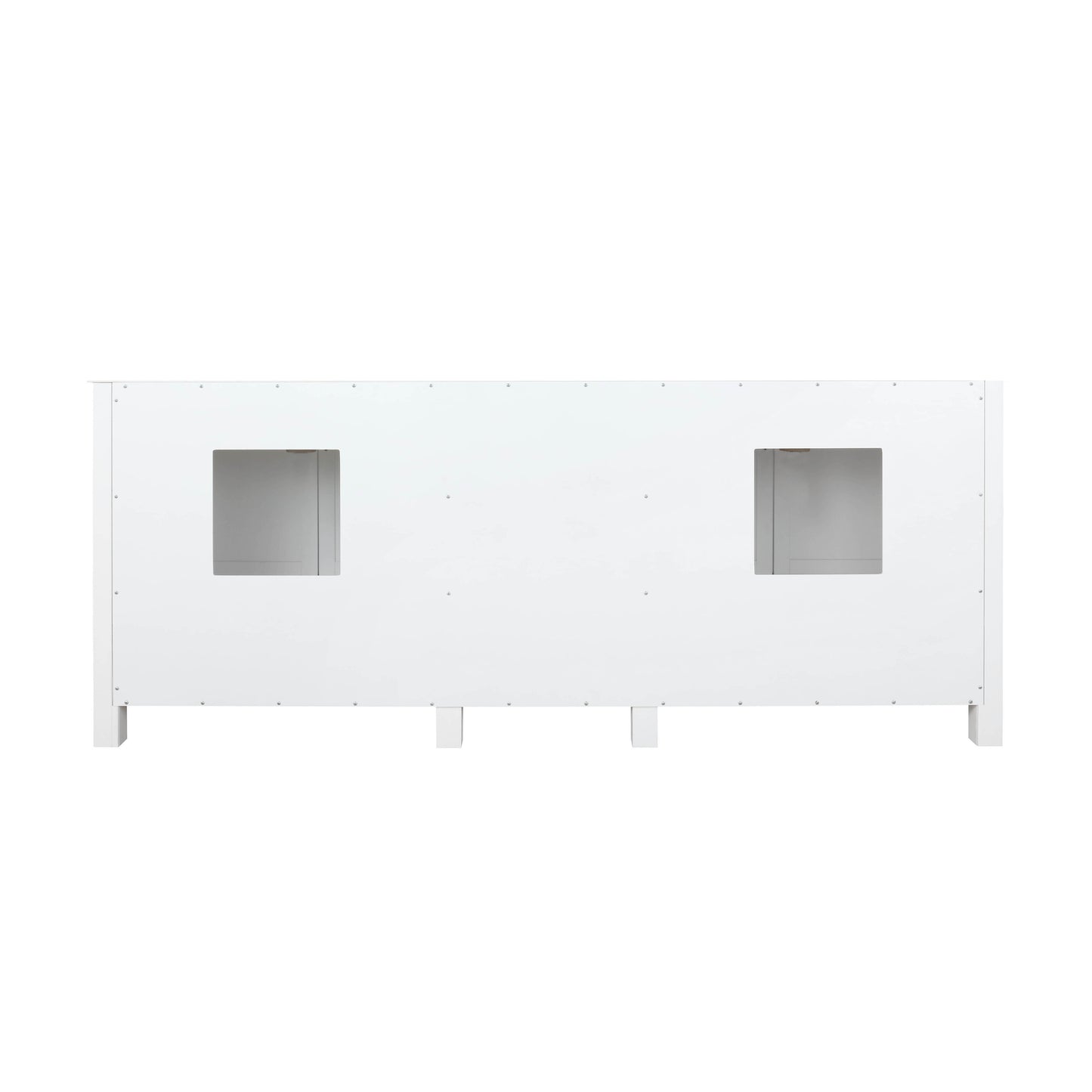 Ziva 80" White Vanity Cabinet Only