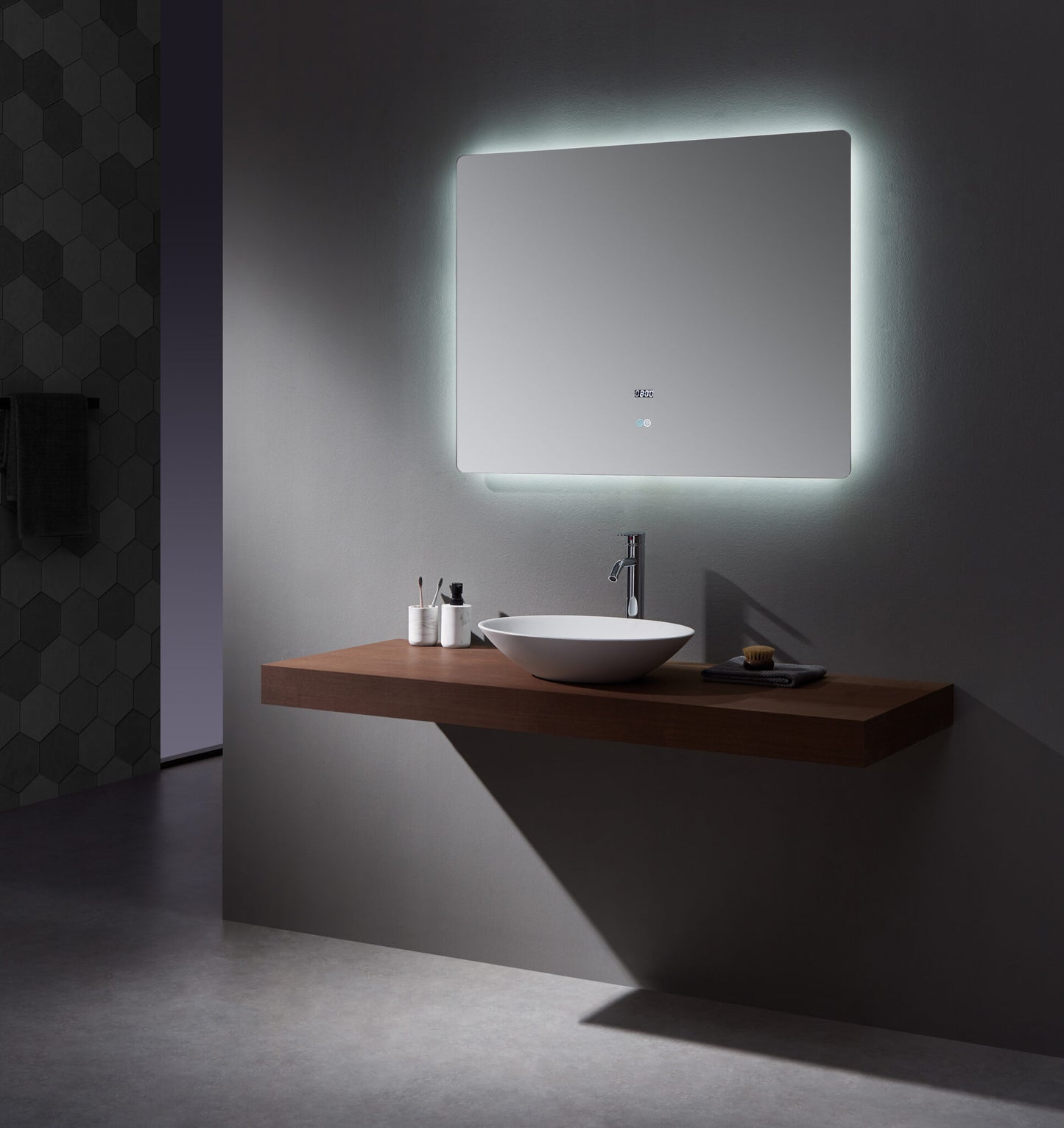 Lugano 42" Widex32" Tall LED Mirror w/ Defogger