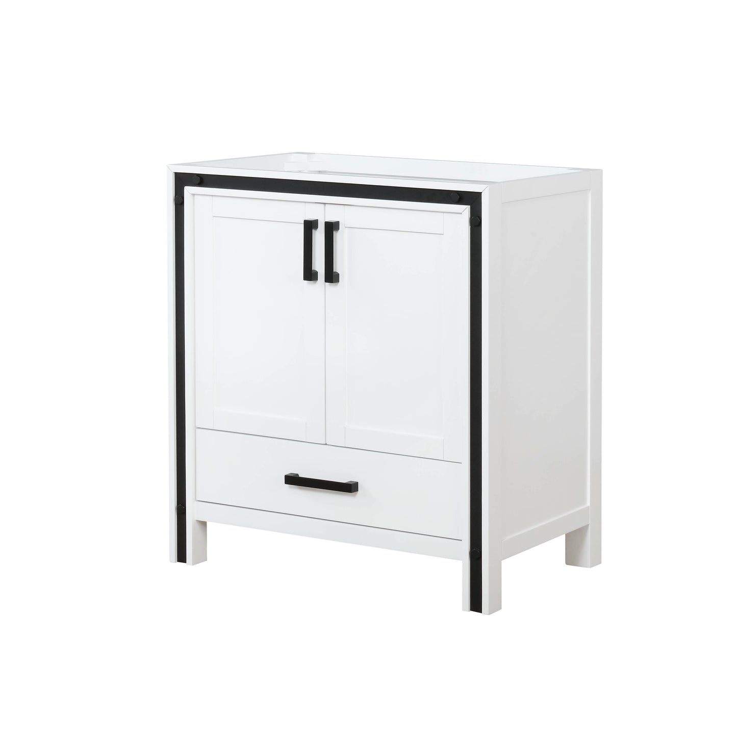 Ziva 30" White Vanity Cabinet Only