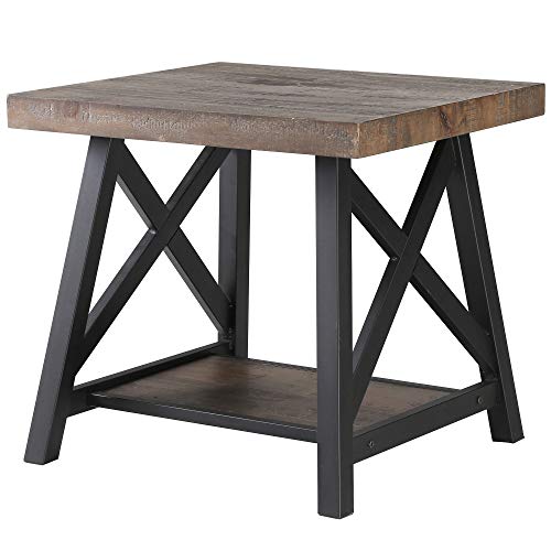 Whi Accent, Side, Bedside storage, Rustic Oak TABLE
