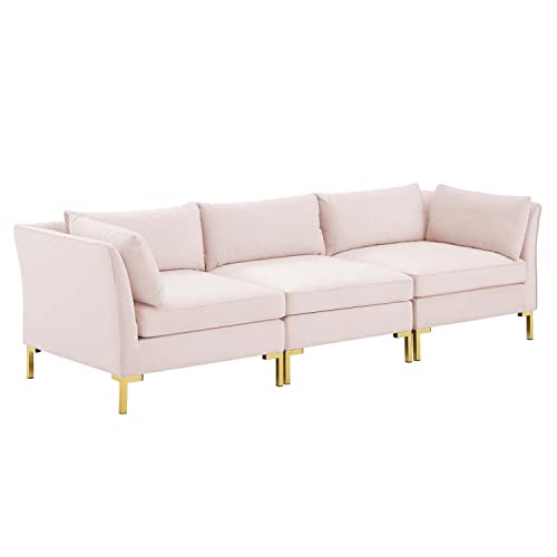 Modway Ardent Performance Velvet Sofa, Pink