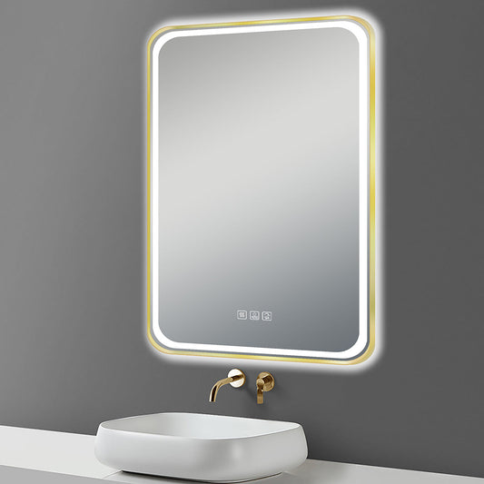 30" LED Mirror (Brushed Gold) Miles Series