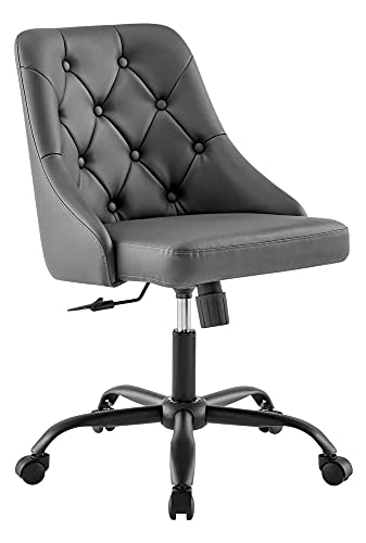 Modway Distinct Tufted Swivel Vegan Leather Office Chair