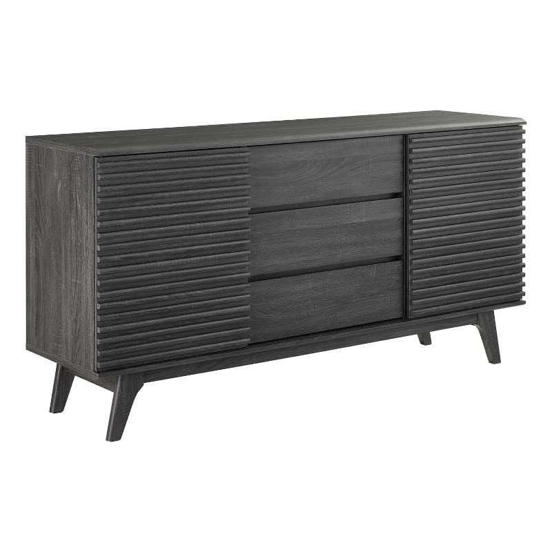 Modway Render Mid-Century Modern Low Profile TV Stand