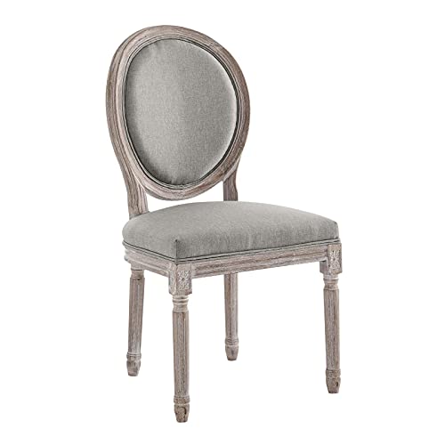 Modway EEI-2823-BEI Emanate Vintage French Upholstered Dining Armchair