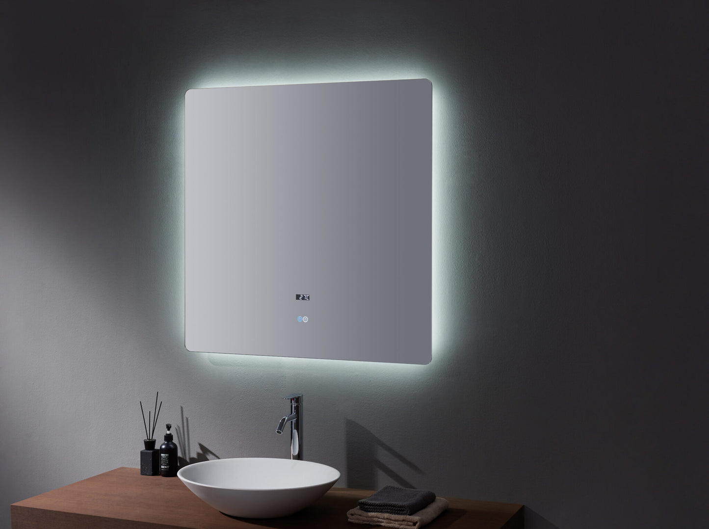 Lugano 36" Widex36" Tall LED Mirror w/ Defogger