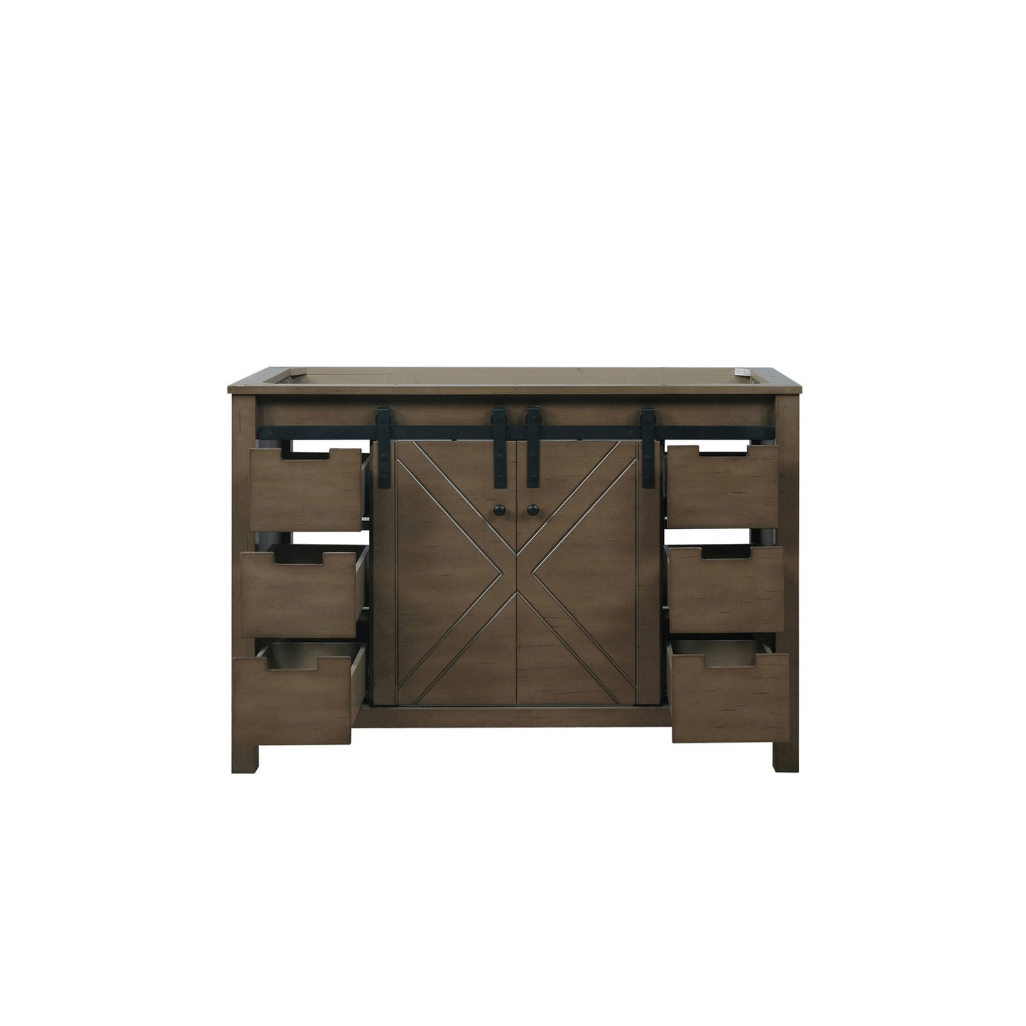 Marsyas 48" Rustic Brown Vanity Cabinet Only