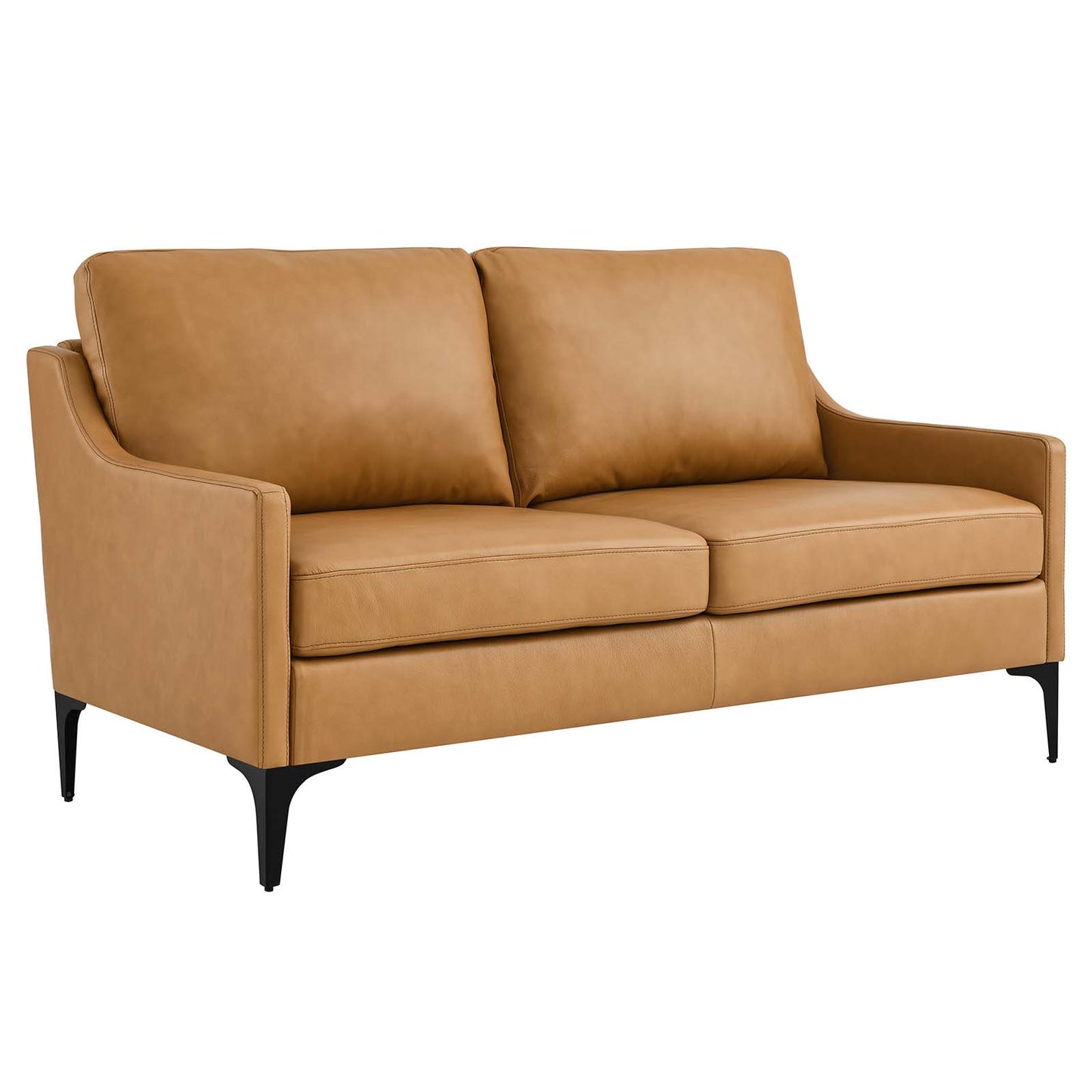 Corland Leather Loveseat