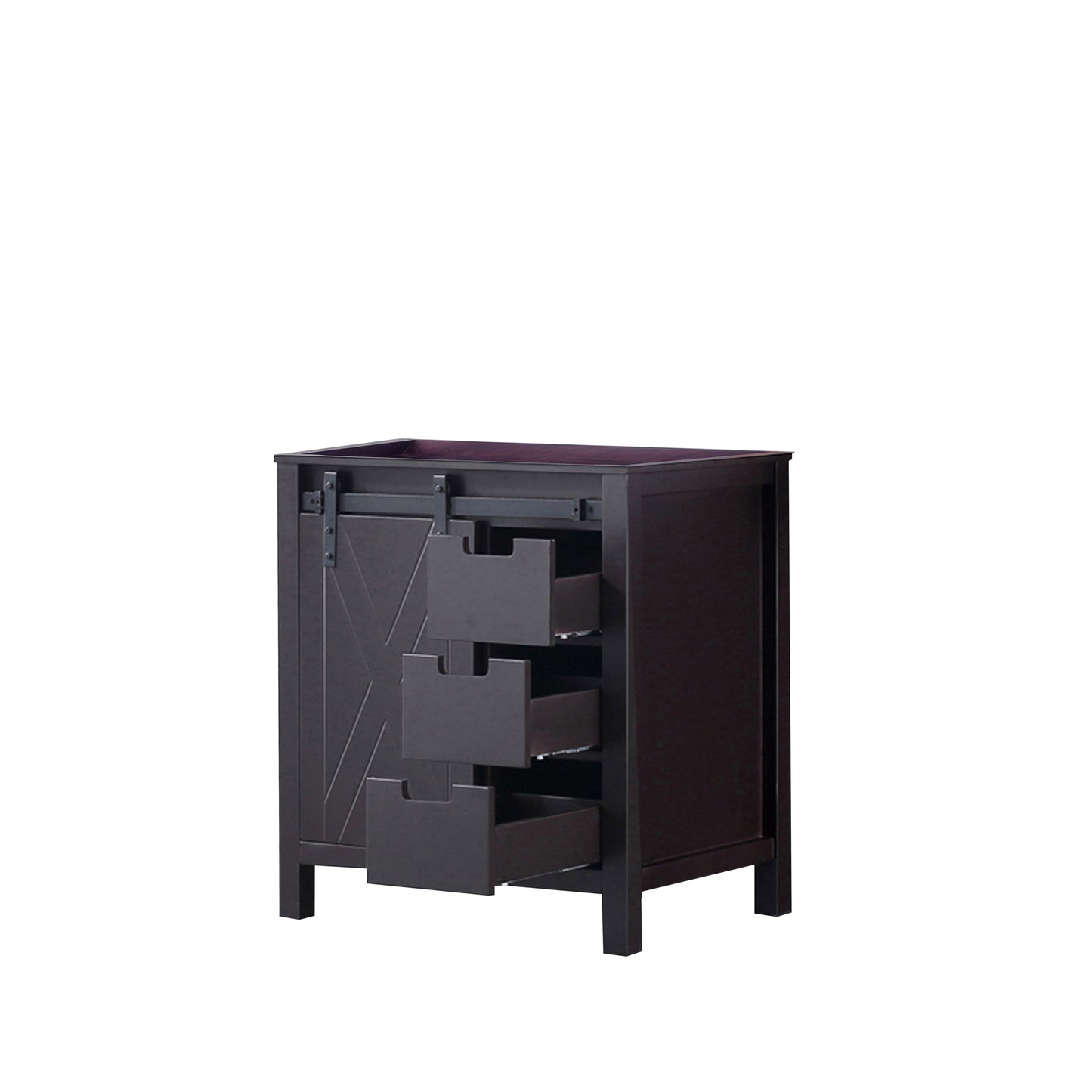 Marsyas 30" Brown Vanity Cabinet Only