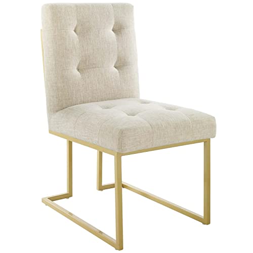 Modway Privy Stainless Steel Upholstered Fabric Bar Stool