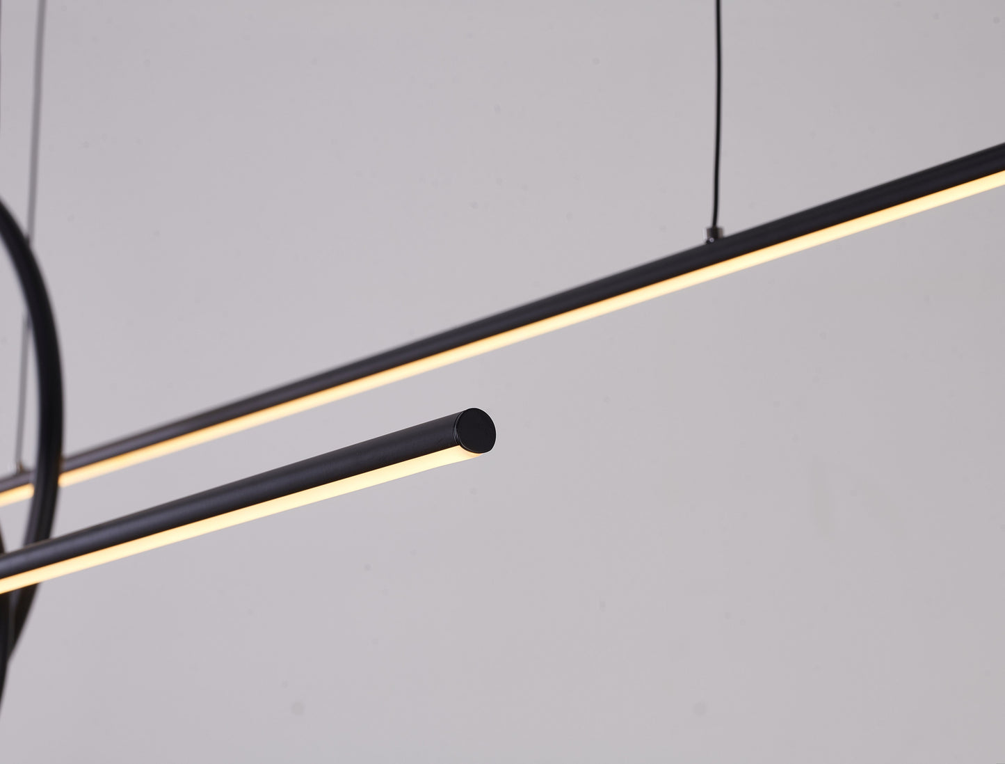 Black LED Chandelier - FIT13C57B