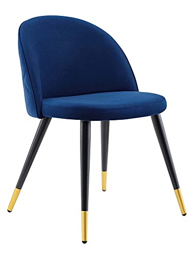 Modway Cordial Performance Velvet Dining Accent Chairs Set of 2