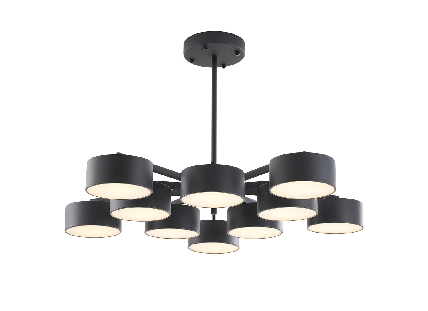 Black LED Chandelier - BE12C38B