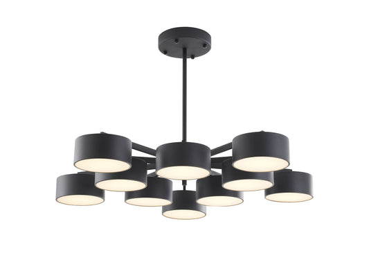 Black LED Chandelier - BE12C38B