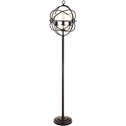 Crestview Collection CVAER982B3 Global Floor Lamp Lighting