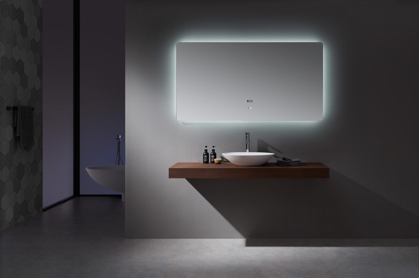 Lugano 60" Widex32" Tall LED Mirror w/ Defogger