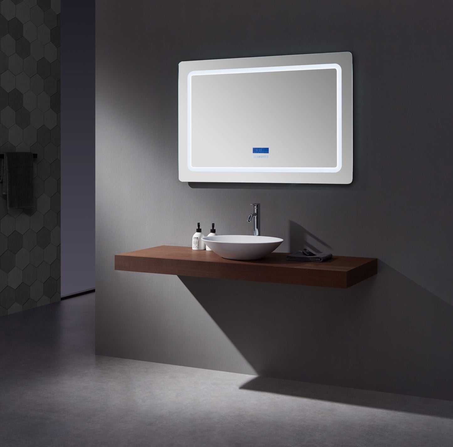 Caldona 48" Widex32" Tall LED Mirror w/ Defogger